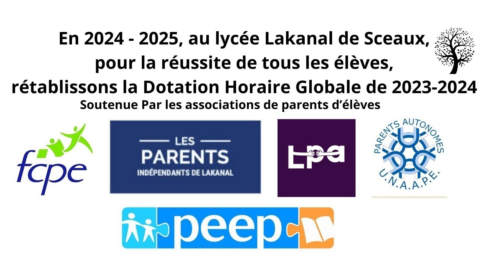 Pétition · Rétablissons la Dotation Horaire 20232024 au lycée Lakanal